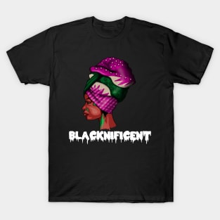 Black Beauty, Afro Woman, Magnificent T-Shirt